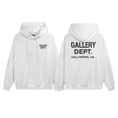 Gallery Dept Hollywood CA White Hoodie