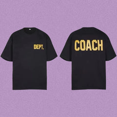 Gallery Dept. x Coach Short Sleeve T-Shirt - Black/Yellow