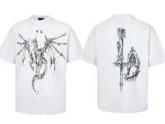 Thug Club Dragon & Sword Graphic Oversized T-Shirt, Unisex