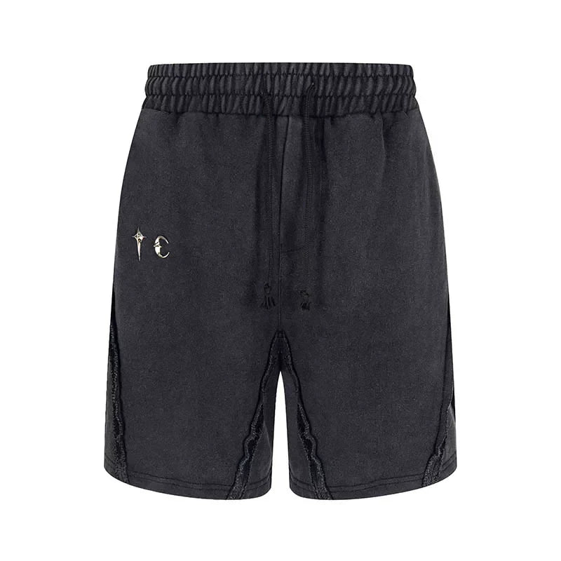 Thug Club Vintage Washed Raw Seam Sweat Shorts, Unisex