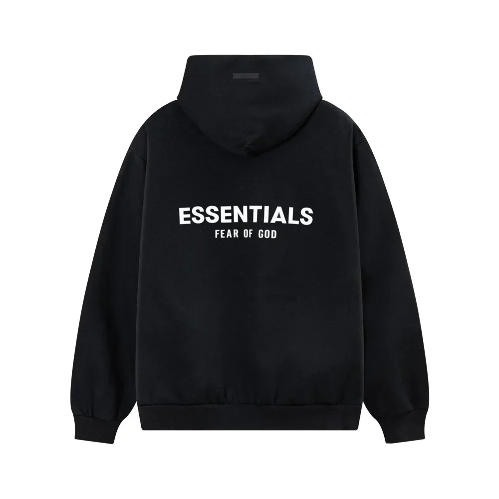 Fog Essentials Classic Basic Drop‑Shoulder Oversized Pullover Hoodie